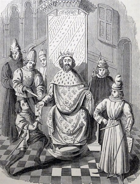 Engraved portrait of Edward