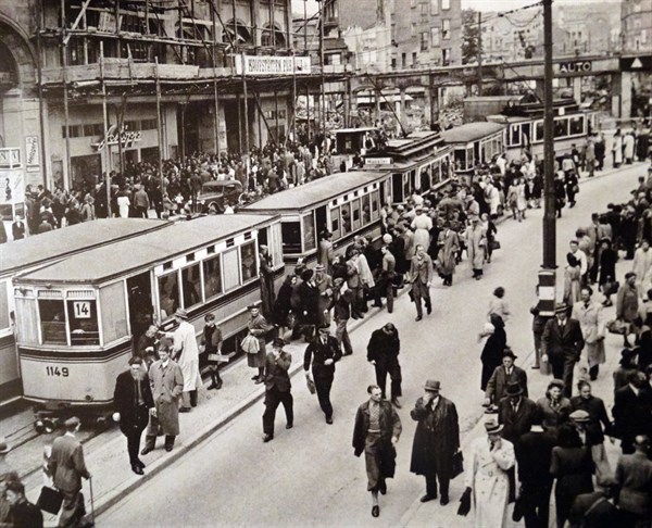 a street scene in Stuttgart