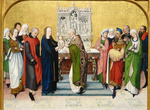 The Presentation in the Temple' by The Master of the Life of the Virgin