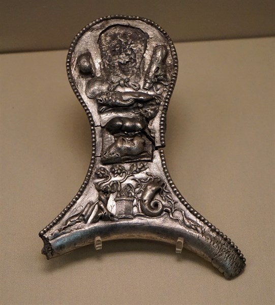 Objects from the Roman silver hoard known as the Capheaton treasure