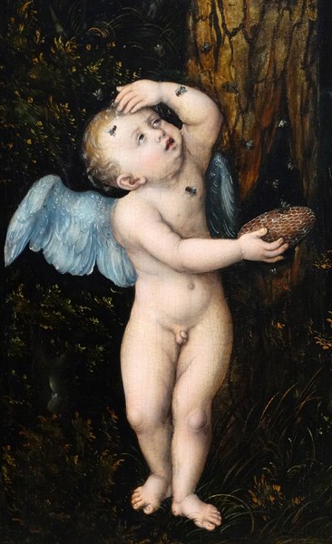 Cranach the Elder, 'Cupid complaining to Venus'