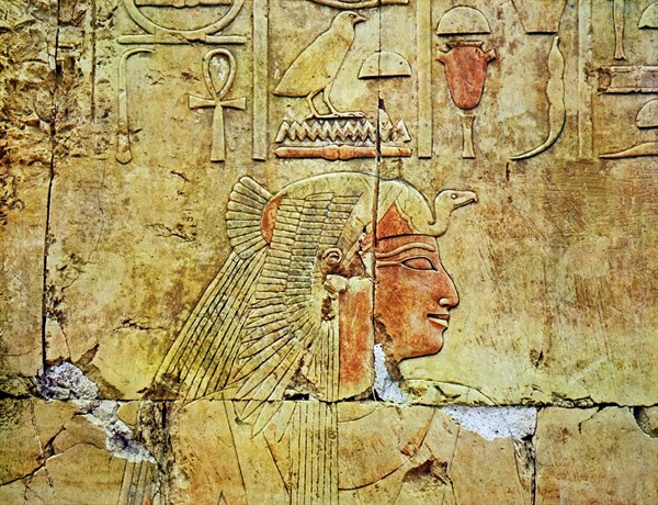 Egyptian tomb wall painting