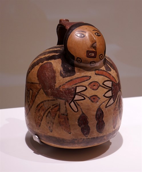 Ceramic bridge and spout vessel