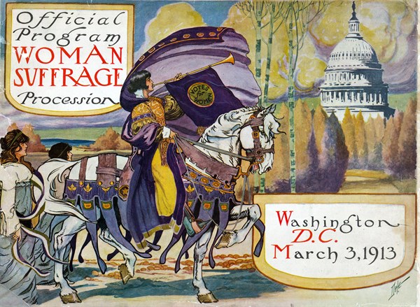 Official program - Woman suffrage procession.
