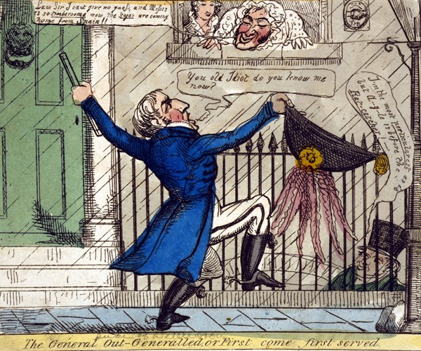 The general out-generalled, or, first come, first served 1808.