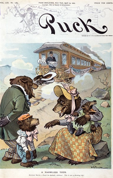 A harmless tour by John Pughe, 1870-1909, artist. Published 1903.