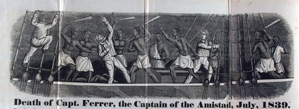 newspaper's depiction of the Revolt on the Amistad