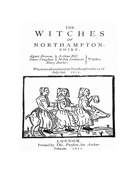 Cover of the pamphlet The Witches of Northampton