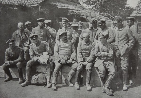 German prisoners of war after the First Battle of Ypres