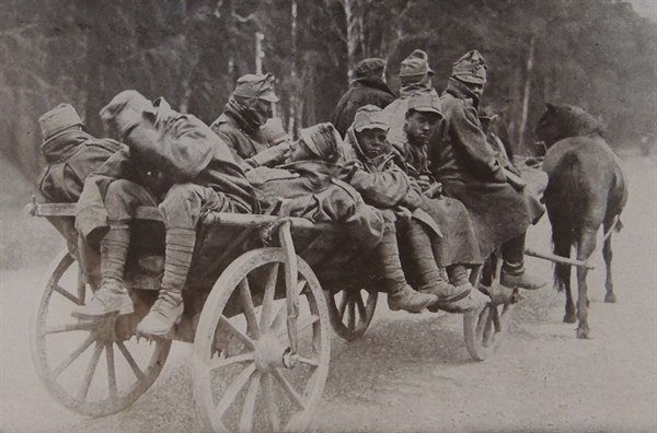 Austrian prisoners of war during world war I.