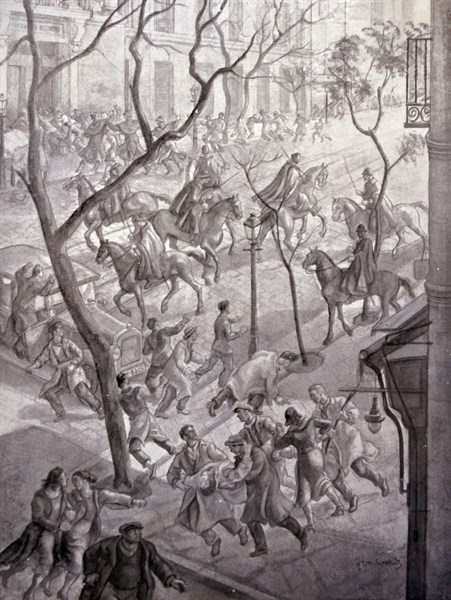 Spanish civil war: by Motin a Student of the Faculty of San Carlos