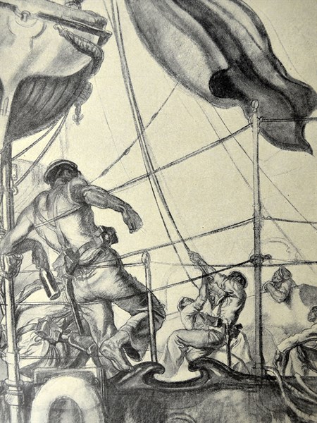 Spanish Civil War: sailors aboard a republican ship