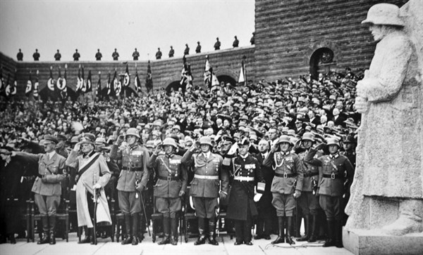Funeral of President Paul Von Hindenburg