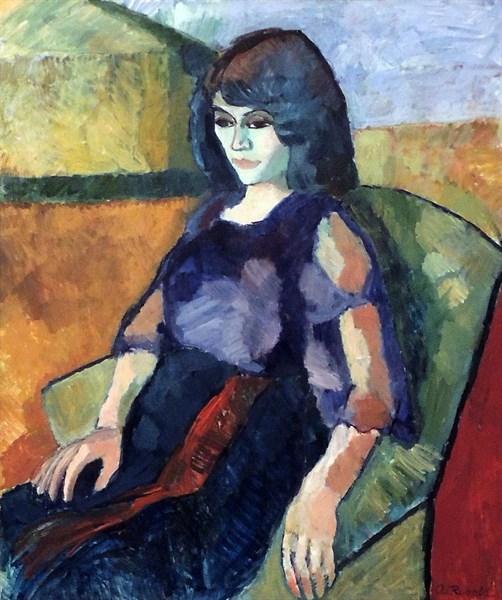 Italian Woman, 1913 by Axel Revold (1887-1962)