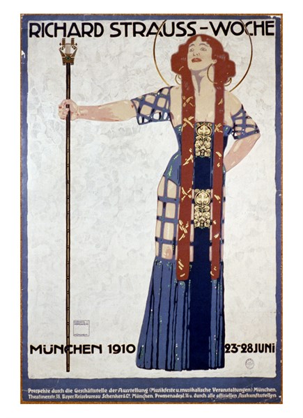 Richard Strauss music Festival Poster