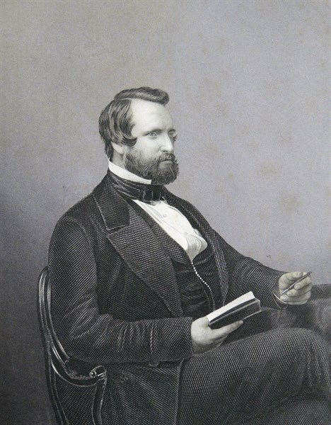Engraving of Fracis (Frank) Crossley