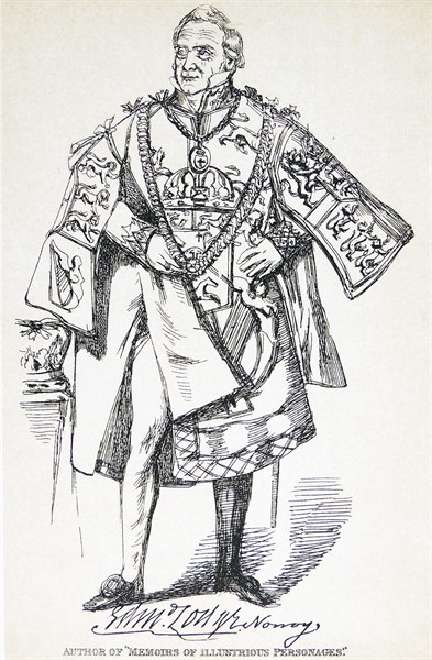 Engraving of Edmund Lodge