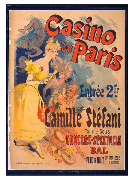 Poster advertising Casino de Paris