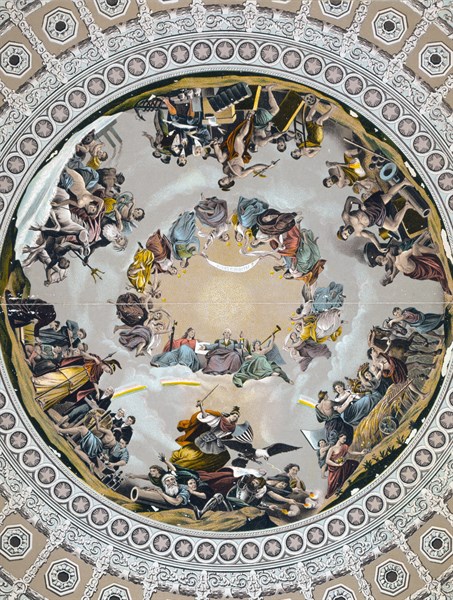 Brumidi's allegorical painting