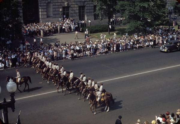 Black troops at the Memorial Day parade