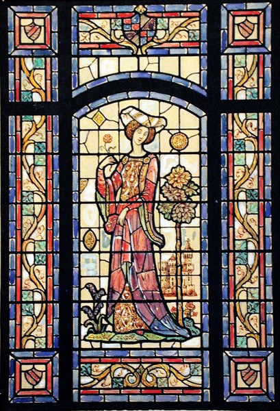 Stained glass window for C.F. Bohn Residence