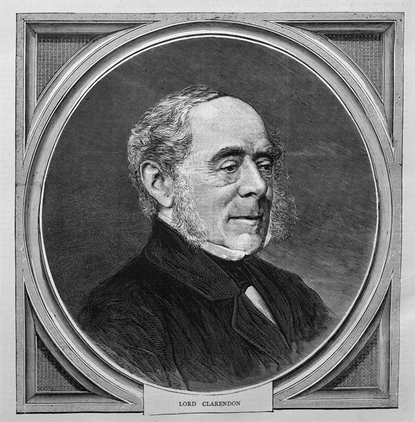 Portrait of Earl George Villers, 4th Earl of Clarendon