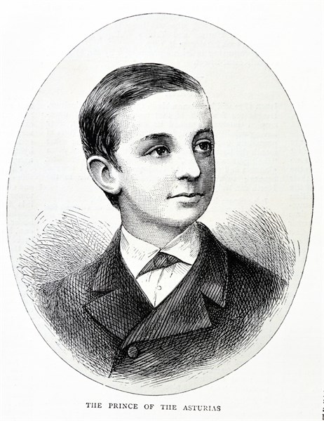 Portrait of Prince Alfonso xii of Spain