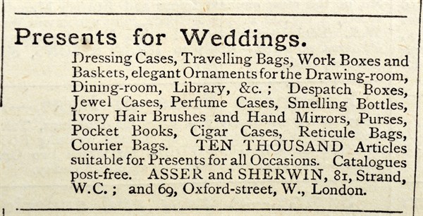 Wedding Present List