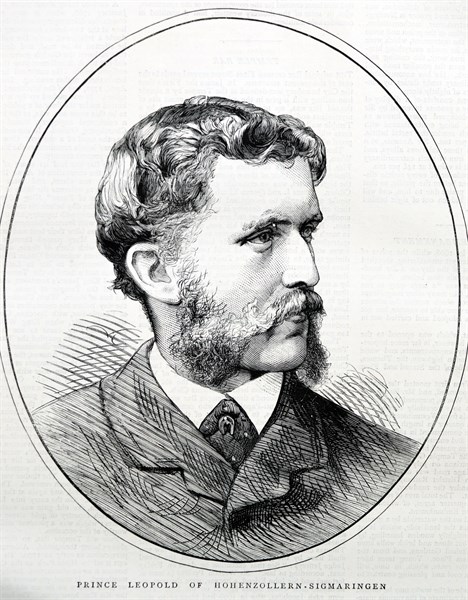 Portrait of Prince Leopold of Hohenzollern Sigmaringen