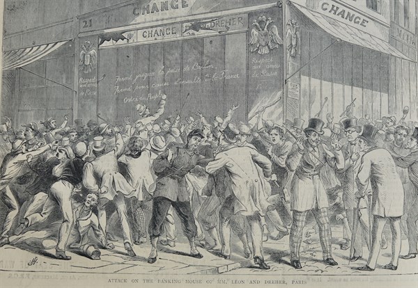 Attack on the Banking House of MM. Leon and Dreher