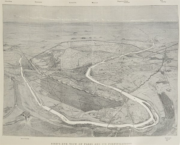 Bird's Eye View of Paris