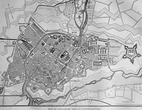 Map of Strasburg