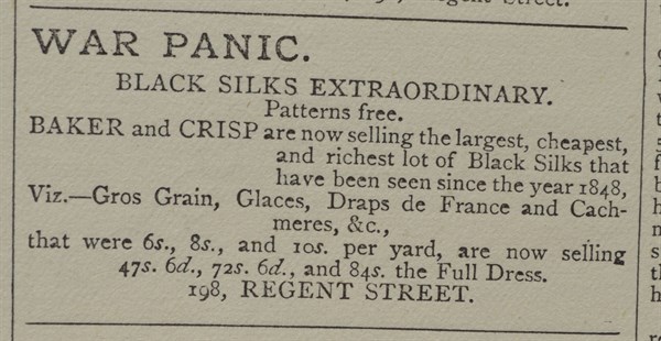 War Panic Advert