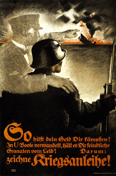 German propaganda poster from World War I.