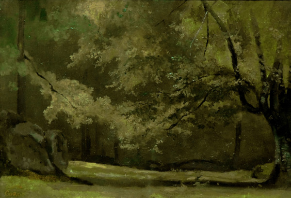 Jean-Baptiste-Camille Corot -Fontainebleau- en-Foret