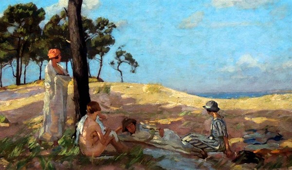 Algernon Talmage, Bathers, Pas de Calais.