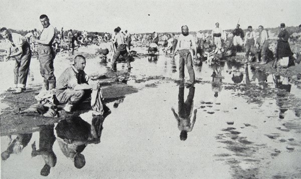 French soldiers near Biskrah, Algeria, during WWI