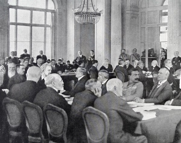 Conférence de Paix à Versailles, 7 mai 1919