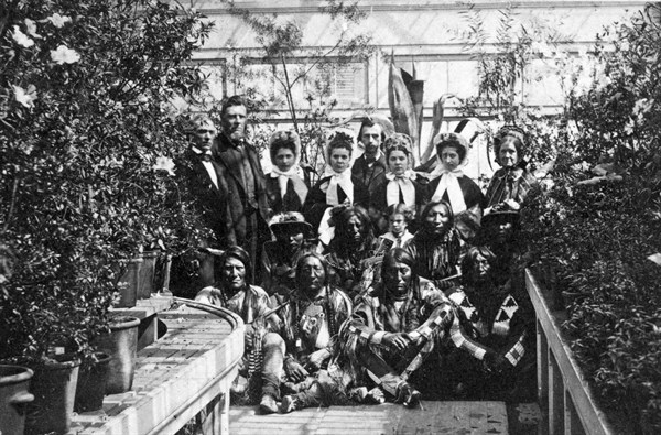 The Southern Plains delegation during the Civil War
