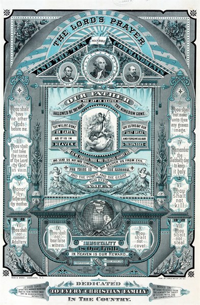 The Lord's Prayer and the Ten Commandments
