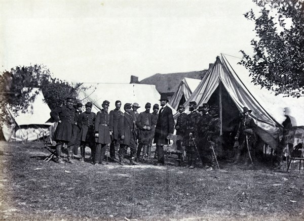 Abraham Lincoln at Antietam, Maryland