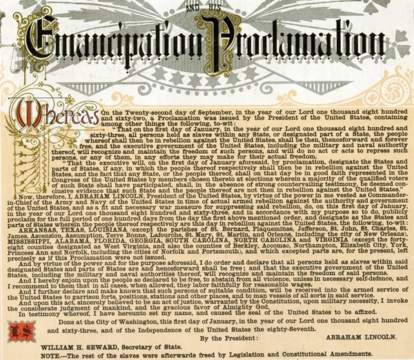 Text of the Emancipation Proclamation