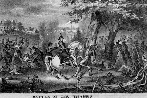 Battle of the Thames, also called Battle of Moravian town