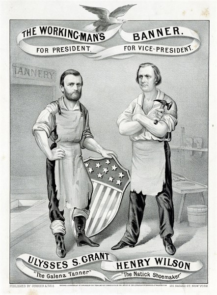 Republican campaign material appealing to working class voters