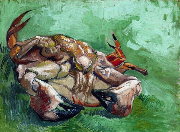Painting titled "A Crab"