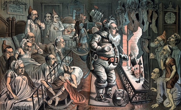 President Cleveland as Santa Claus