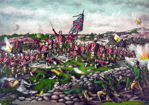 The Battle of Belmont during the Second Boer War on 23 November 1899,