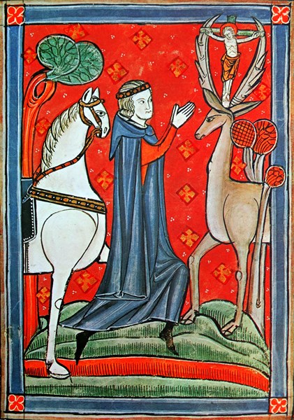Painting titled 'Psalterium cum canticis St. Eustace'