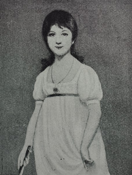 Portrait of a young Jane Austen