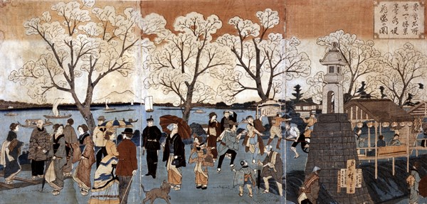Scenic shot of the Sumida river in Japan.